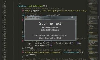 Sublime Text 3 破解版 + 注册机 + 汉化包 + 教程